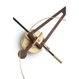 Nomon Cris G Wall Clock | Fiberglass/Walnut/Brass