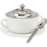 Match Convivio Covered Soup Bowl with Plate
