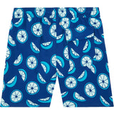 Tom & Teddy Boy's Citrus Swim Trunk Ocean Blue