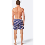 Tom & Teddy Men's Starfish Swim Trunk | Blue & Blush