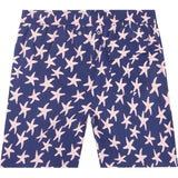 Tom & Teddy Men's Starfish Swim Trunk | Blue & Blush
