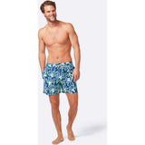 Tom & Teddy Men's Octopus Swim Trunk | Navy & Mint