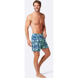 Tom & Teddy Men's Octopus Swim Trunk | Navy & Mint