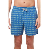Tom & Teddy Men's Wave Swim Trunk | Seafoam
