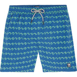 Tom & Teddy Men's Wave Swim Trunk | Seafoam