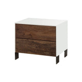 Sonder Living Cardosa Nightstand | 2 Drawer/Black