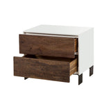 Sonder Living Cardosa Nightstand | 2 Drawer/Black