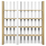 TemaHome Wind Bookcase | Oak / Pure White 9500.321566