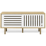 TemaHome Dann Stripes Tv Table | Pure White 9003.402579