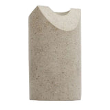 Danese Milano Paros Decorative M Vase | Beige Aurisina Stone