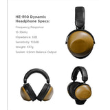 HifiMan HE-R10D Dynamic Version Headphones | Black/Wood