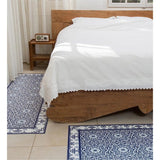 Beija Flor Armenian Floor Mat | Blue