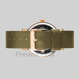 The Horse Original Rose Gold Watch | Black/Olive A22