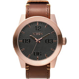 Nixon Corporal Men's Watch | Rose Gold / Gunmetal / Brown