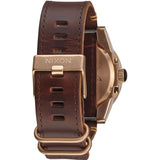 Nixon Corporal Men's Watch | Rose Gold / Gunmetal / Brown