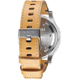 Nixon 48-20 Chrono Leather Men's Watch | Natural / Black