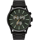 Nixon Sentry Chrono Men's Watch | Matte Black / Surplus