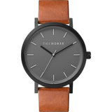 The Horse Original Matte Black Watch | Tan ST0123-A4