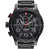Nixon 48-20 Chrono Men's Watch | All Black / Multi