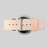 The Horse Original Polished Steel Watch | Vegetable Tan ST0123-A8