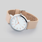 The Horse Original Polished Steel Watch | Vegetable Tan ST0123-A8