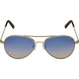 Randolph Engineering Coronado 23K Gold Sunglasses | Oasis Metallic Nylon AR Skull 57MM AA71406-2-NY