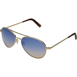 Randolph Engineering Coronado 23K Gold Sunglasses | Oasis Metallic Nylon AR Skull 57MM AA71406-2-NY