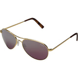 Randolph Engineering Amelia 23K Gold Sunglasses | Midnight Metallic Nylon AR Skull 57MM AA71409-NY