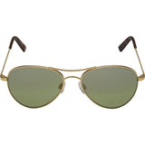 Randolph Engineering Amelia 23K Gold Sunglasses | Jade Metallic Nylon AR Skull 57MM AA71410-NY