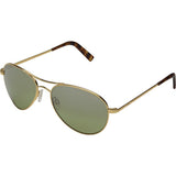 Randolph Engineering Amelia 23K Gold Sunglasses | Jade Metallic Nylon AR Skull 57MM AA71410-NY