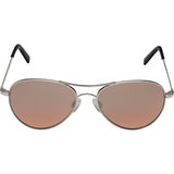 Randolph Engineering Amelia Bright Chrome Sunglasses | Sahara Metallic Nylon AR Skull 57MM AA73408-NY