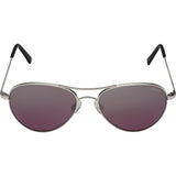 Randolph Engineering Amelia Bright Chrome Sunglasses | Midnight Metallic Nylon AR Skull 57MM AA73409-NY
