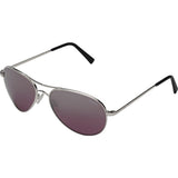 Randolph Engineering Amelia Bright Chrome Sunglasses | Midnight Metallic Nylon AR Skull 57MM AA73409-NY