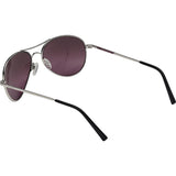 Randolph Engineering Amelia Bright Chrome Sunglasses | Midnight Metallic Nylon AR Skull 57MM AA73409-NY