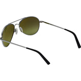 Randolph Engineering Coronado Matte Chrome Sunglasses | Jade Metallic Nylon AR Skull 57MM AA74410-2-NY