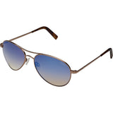 Randolph Engineering Amelia 23K Choc Gold Sunglasses | Oasis Metallic Nylon AR Skull 57MM AA7C406-NY