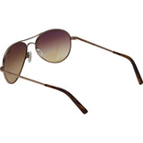 Randolph Engineering Amelia 23K Choc Gold Sunglasses | Oasis Metallic Nylon AR Skull 57MM AA7C406-NY