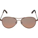 Randolph Engineering Amelia 23K Choc Gold Sunglasses | Sahara Metallic Nylon AR Skull 57MM AA7C408-NY
