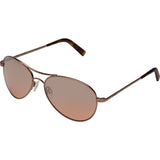 Randolph Engineering Amelia 23K Choc Gold Sunglasses | Sahara Metallic Nylon AR Skull 57MM AA7C408-NY
