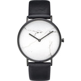 The Horse White Stone Polished Black Watch | Black STO123-C2