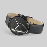 The Horse Black Stone Polished Black Watch | Black STO123-C1