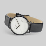The Horse White Stone Polished Black Watch | Black STO123-C2