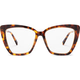DIFF Eyewear Becky IV Blue Light Glasses | Amber Tortoise