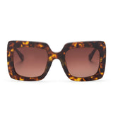 Diff Eyewear Sasha Sunglasses | Amber Tortoise + Brown Gradient