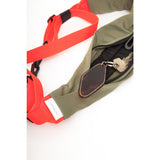 Cote & Ciel Adda Smooth Shoulder Strap | Khaki