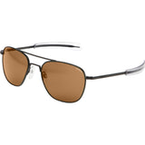 Randolph Engineering Aviator Matte Black Sunglasses | Tan Polarized Bayonet AR