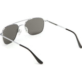 Randolph Engineering Aviator Bright Chrome Sunglasses | Gray Polarized Skull AR