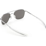 Randolph Engineering Aviator Bright Chrome Sunglasses | Gray Polarized Bayonet AR