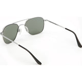 Randolph Engineering Aviator Matte Chrome Skull Sunglasses | AGX Polarized AR