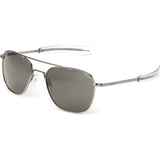Randolph Engineering Aviator Gun Metal Sunglasses | Gray Polarized Bayonet AR